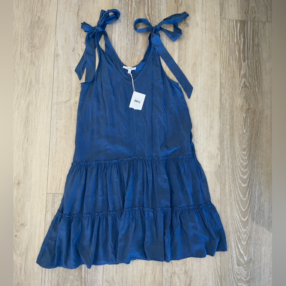 Splendid Women's Carolina Tie Strap Tiered Dress Size S